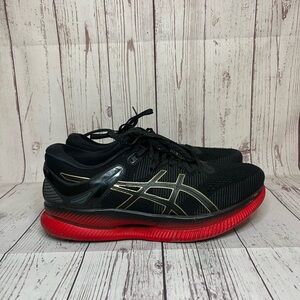 Asics METARIDE Black/Classic Red Running Shoe Mens 10.5